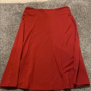Elegant Red Women's Skirt